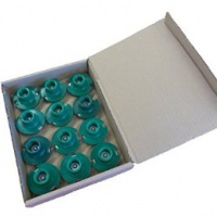 Cyalume® - Scatola da 12 basi magnetiche per bastoncini luminosi Cyalume®