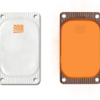 Cyalume® - Scatola da 25 segnalatori luminosi adesivi rettangolari VisiPadTM 10 ore Arancione