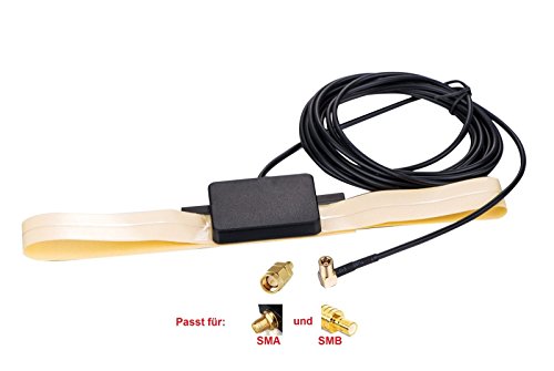 DAB + SMA SMB DAB + Antenna con amplificatore antenna auto auto Radio Digitale