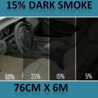 Dark Smoke 15% Windows pellicola 76 cm x 6 m