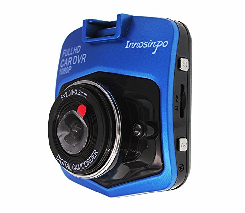 Dash Cam Telecamera Full HD 1080P Camera per Auto (Azzurro)