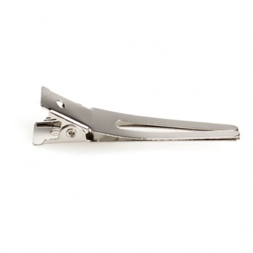 Dealglad ®, confezione da 50 pezzi, 46 mm a 2 rebbi Alligator Clip clip Hair Barrettes Bows Bobby Pin