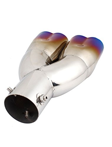 DealMux auto 60 x 65mm a forma di cuore di scarico punta del silenziatore del tubo
