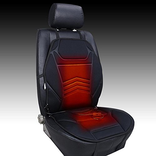 Demiawaking Cuscino Riscaldante per Sedile Anteriore Auto Cuscino del Sedile Invernale Alimentato DC12V Universale