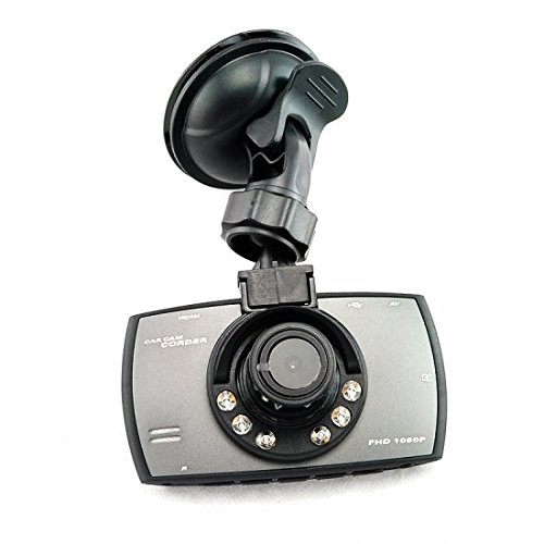 Denshine - Videocamera per auto con schermo da 2,7 pollici 1080 p Full HD DVR con grandangolare, adatta per il cruscotto dell