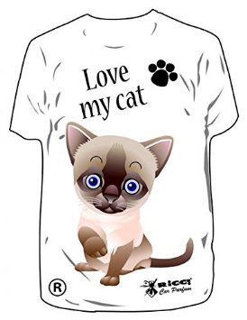 Deodorante Auto T-Shirt "Love my cat"