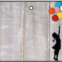 Deodorante Per Auto BANKSY GIRL WITH FLOATING BALLOONS