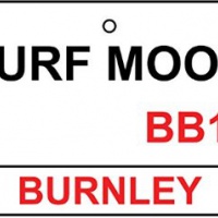 Deodorante per auto con cartello Burnley Turf Moor Street