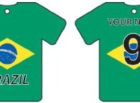 Deodorante Per Auto Personalizzato BRAZIL FLAG JERSEY