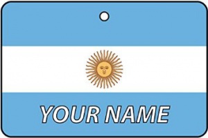 Deodorante Per Auto Personalizzato Con La Bandiera ARGENTINA FLAG