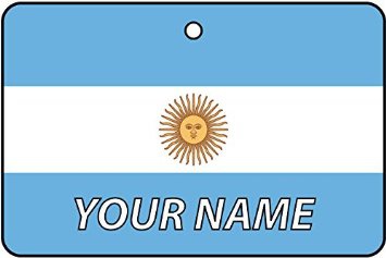 Deodorante Per Auto Personalizzato Con La Bandiera ARGENTINA FLAG