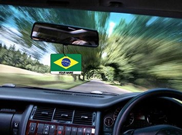 Deodorante Per Auto Personalizzato Con La Bandiera BRAZIL FLAG