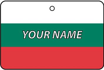 Deodorante Per Auto Personalizzato Con La Bandiera BULGARIA FLAG