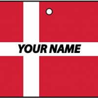 Deodorante Per Auto Personalizzato Con La Bandiera DENMARK FLAG