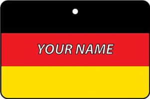Deodorante Per Auto Personalizzato Con La Bandiera GERMANY FLAG