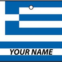 Deodorante Per Auto Personalizzato Con La Bandiera GREECE FLAG