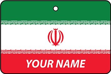 Deodorante Per Auto Personalizzato Con La Bandiera IRAN FLAG