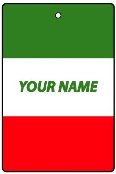 Deodorante Per Auto Personalizzato Con La Bandiera ITALY FLAG