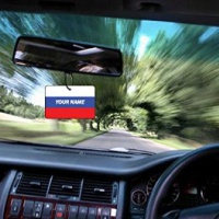 Deodorante Per Auto Personalizzato Con La Bandiera RUSSIA FLAG