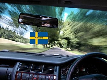Deodorante Per Auto Personalizzato Con La Bandiera SWEDEN FLAG