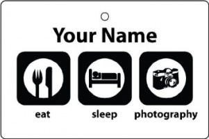 Deodorante Per Auto Personalizzato EAT SLEEP PHOTOGRAPHY