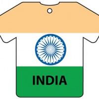 Deodorante Per Auto Personalizzato INDIA FLAG JERSEY