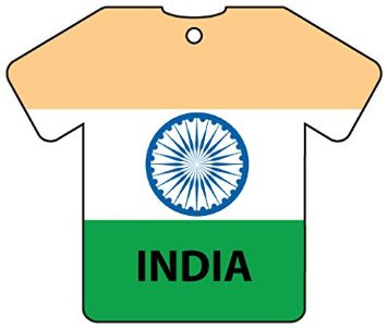 Deodorante Per Auto Personalizzato INDIA FLAG JERSEY