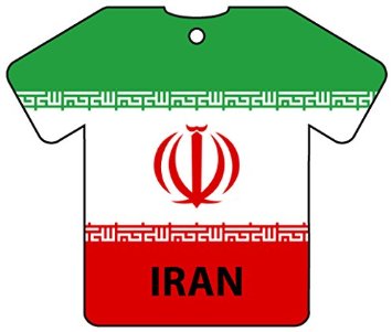 Deodorante Per Auto Personalizzato IRAN FLAG JERSEY