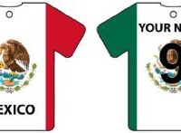 Deodorante Per Auto Personalizzato MEXICO FLAG JERSEY