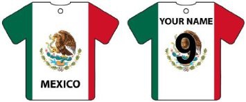 Deodorante Per Auto Personalizzato MEXICO FLAG JERSEY