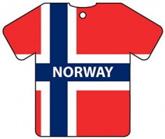 Deodorante Per Auto Personalizzato NORWAY FLAG JERSEY
