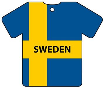 Deodorante Per Auto Personalizzato SWEDEN FLAG JERSEY