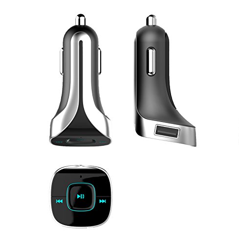 dermall auto Trasmettitore FM Bluetooth radio Adapter freisprecheinrichtung Car Kit integrato con 2 USB Caricatore 3.5 mm aux tf card slot per iphone samsung htc ipad