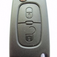Di ricambio 2 pulsante chiave a custodia per Citroen C2 C3 Berlingo telecomando con chiave