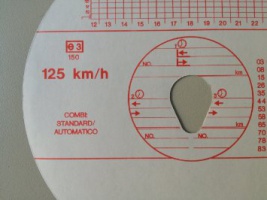 DISCHI TACHIGRAFO 125KM/H