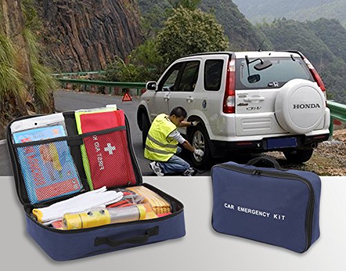 Discoball®, kit di emergenza e sicurezza per automobili, con strumenti di base per riparazioni del veicolo, omologato EU