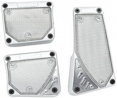 DiseÃ±o cubridor de pedal universal Aluminio - plata Cover