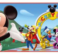 Disney 27035 Mickey Clubhouse Parasole Posteriore, 80 x 40 cm