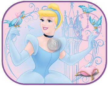 Disney 28209 Principesse Tendine Laterali Monoventosa, 2 Pezzi