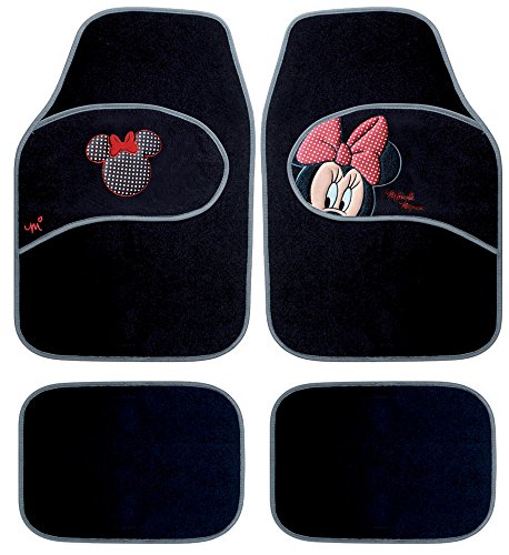 Disney Home Tappeto Minnie nero/bianco/rosso