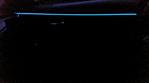 diurna illuminazione el striscia luci al neon auto illuminazione interna, set di 4, blu