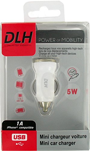 DLH DY-AU1861 Auto mobile device charger - Mobile Device Chargers (Auto, Universal, Cigar lighter, Contact, 12-24, 5 V)