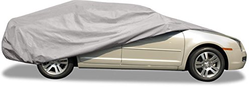 DOBO® Telo copriauto impermeabile in pvc copertura copri auto anti pioggia sole ghiaccio (XL)