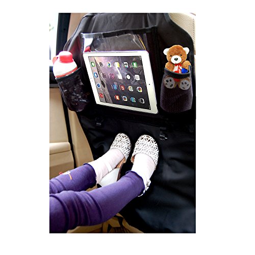 Doca Kick Mat, protezione per sedile auto impermeabile materassino con 2 grande tasca portaoggetti per bambini, baby Travel Accessories