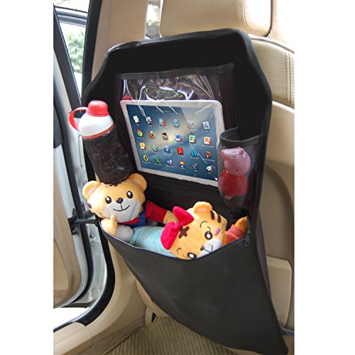 Doca Kick Mat, protezione per sedile auto impermeabile materassino con 2 grande tasca portaoggetti per bambini, baby Travel Accessories