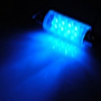 Dome 8 LED blu lampadina interna del festone della lampada 42 millimetri