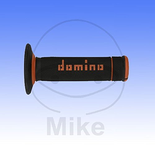 Domino manico gomma Offroad destra D.22 mm. l.118 mm chiusa NERO a19041 C4540