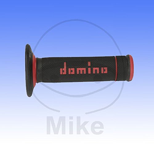 Domino, manopola off-road destra, in gomma, diametro 22 mm, lunghezza 118 mm, chiusa, colore nero (A19041C4240)