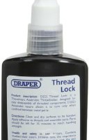 Draper 24657 - Adesivo frenafiletti, ideale per metalli a bassa resistenza