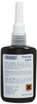 Draper 24657 - Adesivo frenafiletti, ideale per metalli a bassa resistenza